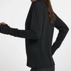 Nike Element Casual Sports Crew Neck Long Sleeve Running Sweatshirt Women Tops Black 928742-010