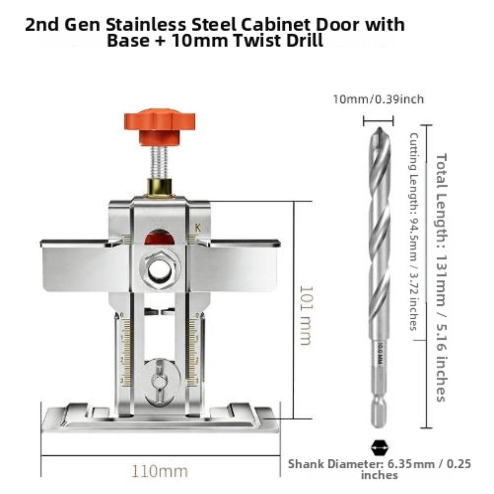 Stainless Steel Door Alignment Jig Kitchen Cabinet Installation No-nail Installation Supports Low-height Doors