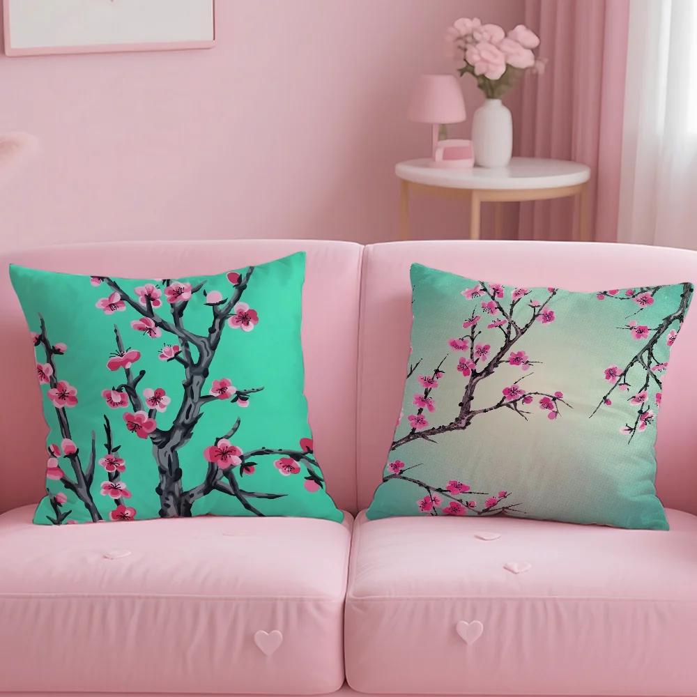 Vaporwave Arizona Iced Tea Aesthetic Pillow Case Anti-dustmite Pillowcase Invisible Zipper Silky Short Plush Sofa Cushion Cover