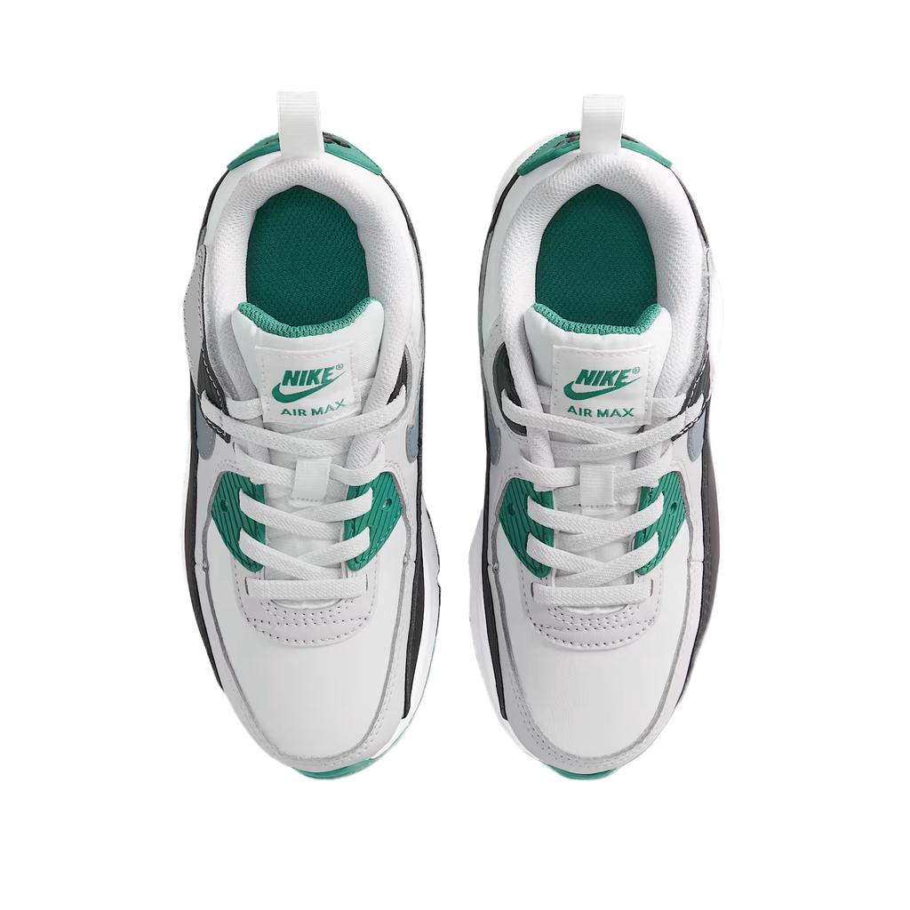 Nike Ir Max 90 EasyOn PS Evergreen Aura Kinder-Sneaker Summit-White Vast-Grey Cool-Grey IH1417-300