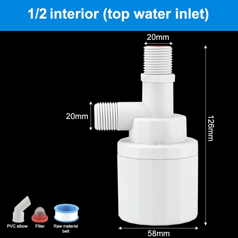 1/2" 3/4" 1" Automatyczny Kontroler Poziomu Wody Zawór Pływakowy Do Zbiornika Wieży Basenu Zawór Stopowy Wlotowy Automatyczne Odcinanie Mini Zawór Pływakowy