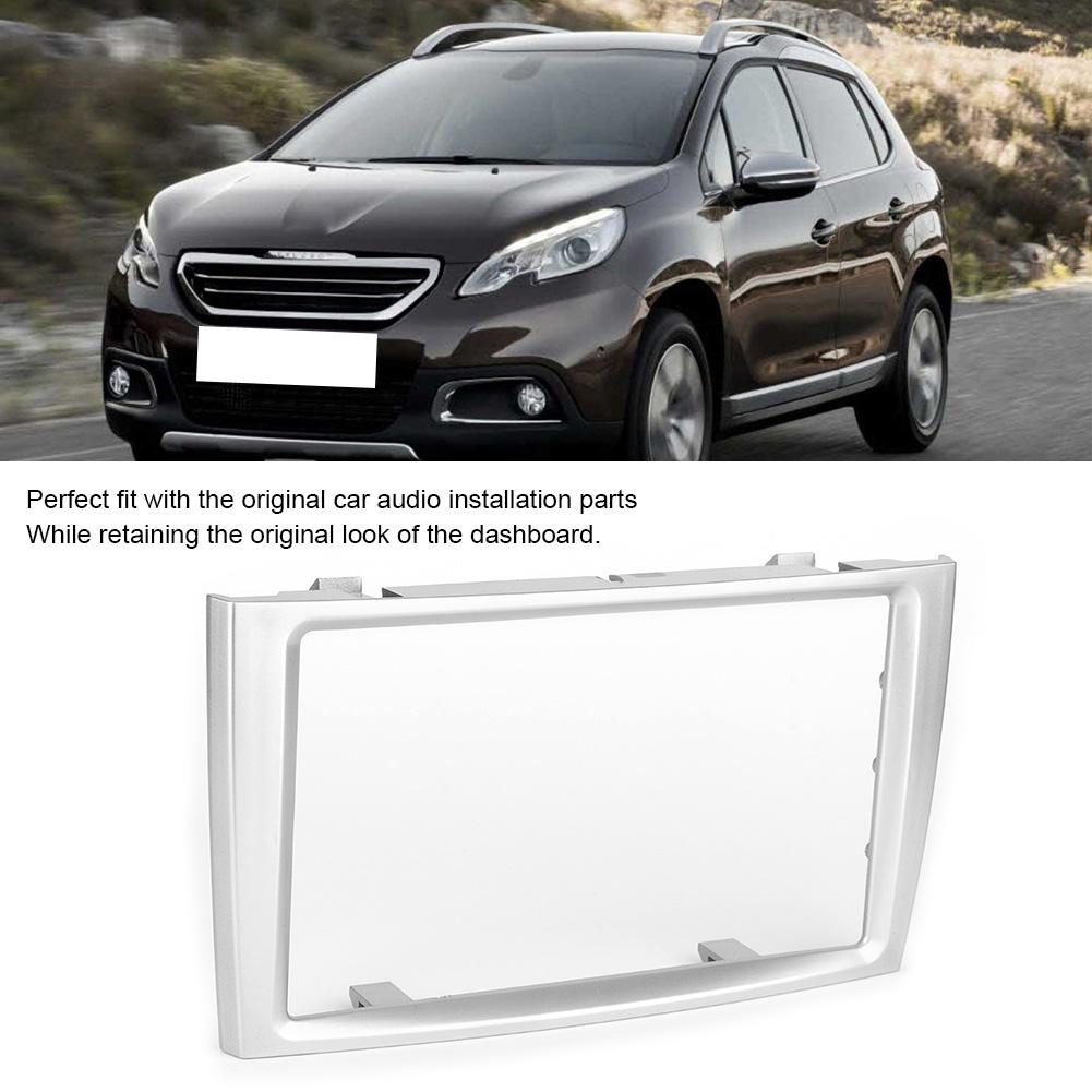 7 Inches 2Din Car DVD Radio Fascia Frame GPS Player Mount Fits for Peugeot 308  408