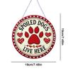 Suncatcher Diamond Drawing Hanging Ornament Colorful Dog Paw Crystal Painting Ornaments Animal for DIY Craft
