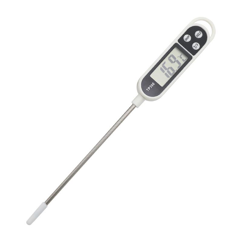 Digital Kitchen Meat Thermometer with Stainless Steel Probe - Ideal for Baking, BBQ, Baby Milk, and More.