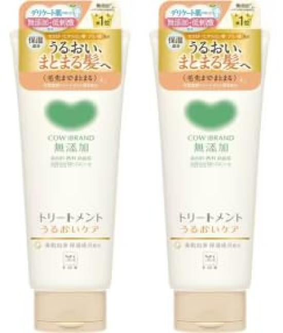 

[Bulk Purchase with Bonus] Cow Brand Additive-Free Treatment Moisturizing Care 180g x 2 Bags