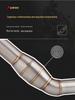 CFMOTO NK400/NK650 Stainless Steel Silencer Exhaust Pipe with Backpressure Drum.