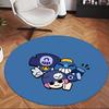 Brawl Stars (5) Round Office Rug Decorative Floor Rug for Office Bedroom Living Room and Home Space