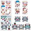 6 Children'S Fun Puzzle Stickers Puzzle Diymake A Face Puzzle Stickers