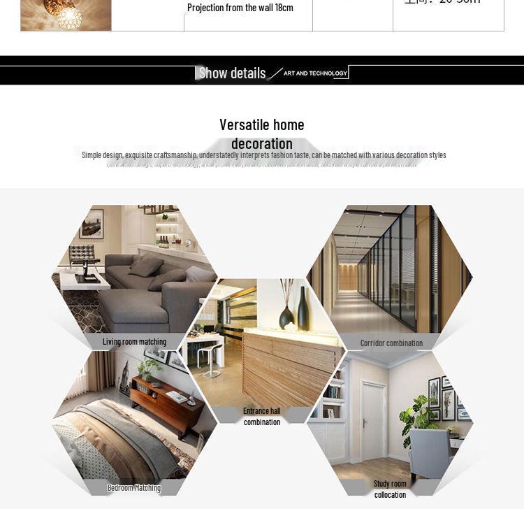 Modern Minimalist LED Crystal Wall Lamp - Energy-Saving Warm Lighting for Bedroom & Living Room