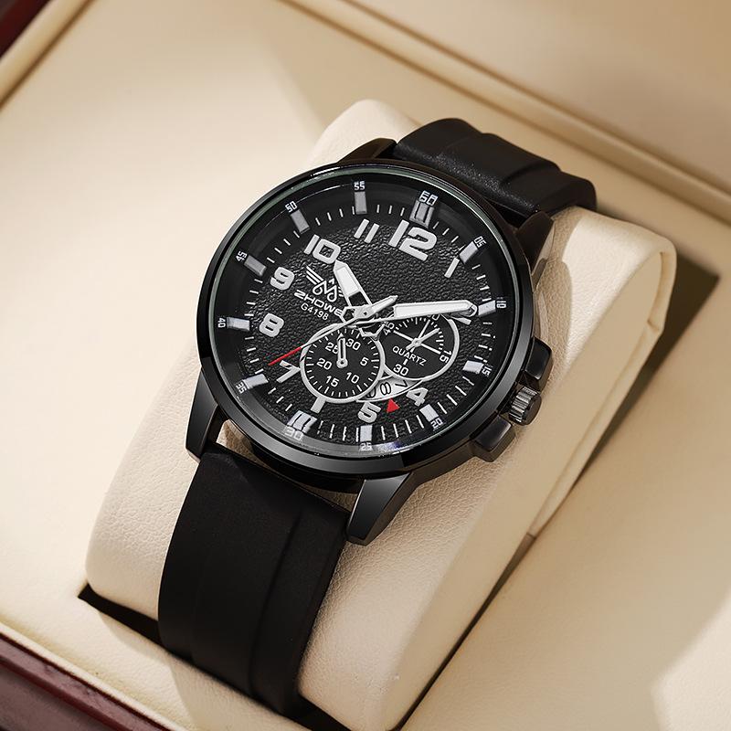 Men'S Fashion Silicone Watch Casual Waterproof Men'S Watch Watch