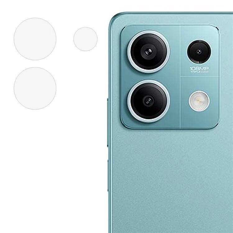 Per Xiaomi Redmi Note 13 5G Pellicola protettiva trasparente per obiettivo della fotocamera in vetro temperato antigraffio