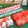 New Christmas Gifts Packaging Paper Santa Claus Snowflake Elk Xmas New Year Gift Wrapping Papers Holiday Atmosphere Decoration