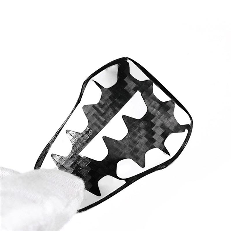 Real Hard Carbon Fiber Sticker For Car Gear Shift Head Cover For Subaru Crosstrek Impreza 2024 2025 Interior Accessories