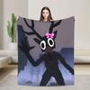 9-9 Nights in the Forest Blankets Deer Game Flannel Funny Soft Throw Blanket for Home Textile Decor