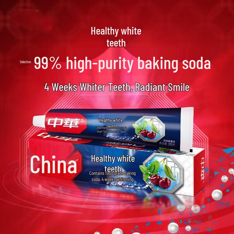 Zhonghua Healthy White Toothpaste with Baking Soda