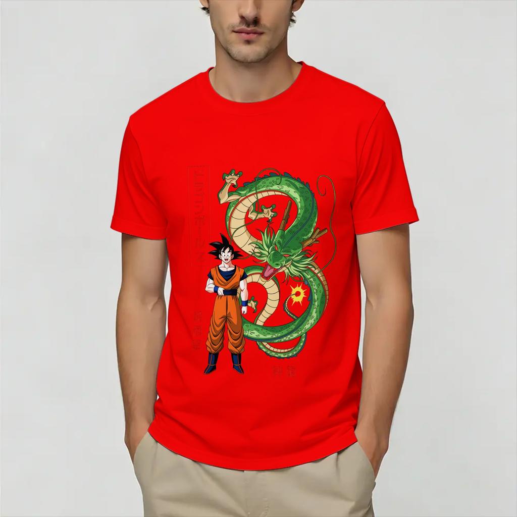 Dragon Balls Unisex T Shirt Fun Tee Shirt Short Sleeve O Neck TShirt 100 Cotton Plus Size Clothes