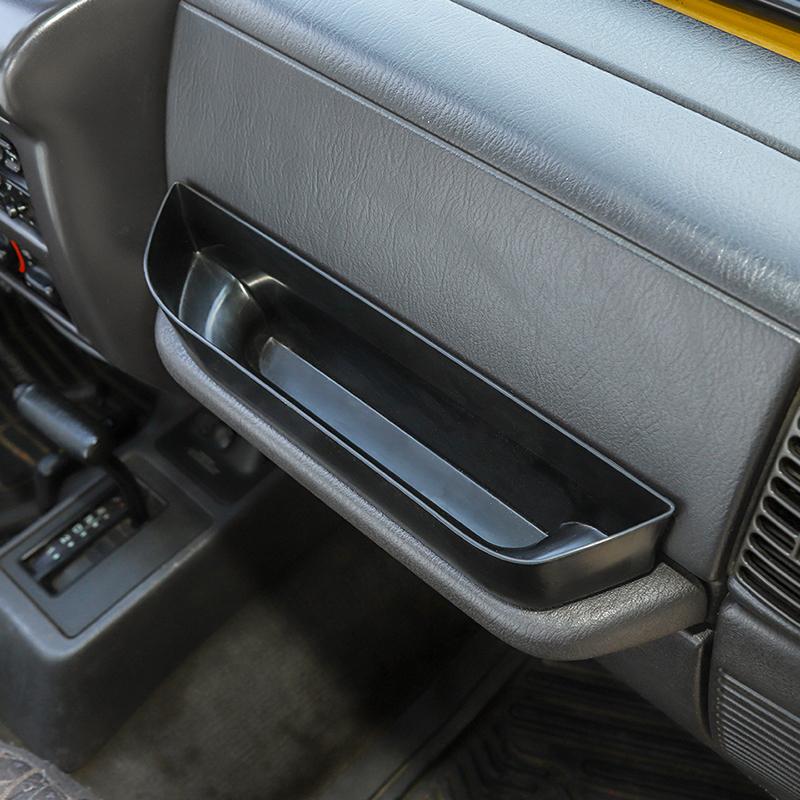Úložný box loketní opěrky spolujezdce do auta Organizér Kontejner Pro Jeep Wrangler TJ 1997-2006 Interiérové Úložné Uklízecí Příslušenství