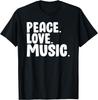 Peace Love Music T-Shirt