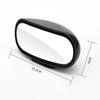 Car Mirror Auxiliary Rear View Mirror Wide Angle Side Rear Mirrors Reverse Blind Spot 360° Adjustable Universal Car Accessories