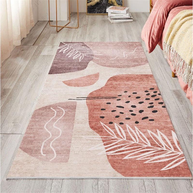 

Luxury Classic Carpet Living Room Coffee Table Mat American European Style Bedroom Bedside Blanket Area with Abstract Art Style 40X60CM