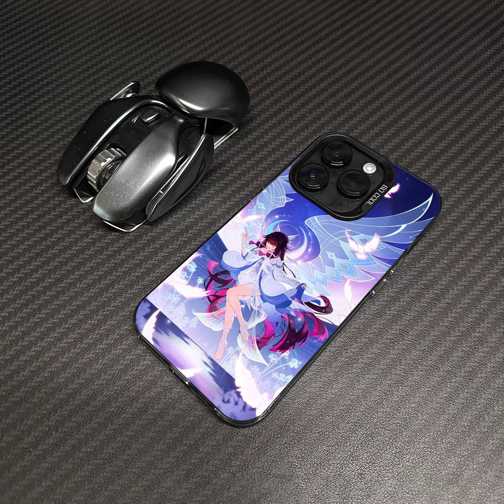 

Genshin Impact Columbina Phone Case For IPhone 17 16 15 14 13 12 11 Pro Max Plus Color Silver Cover iPhone 12