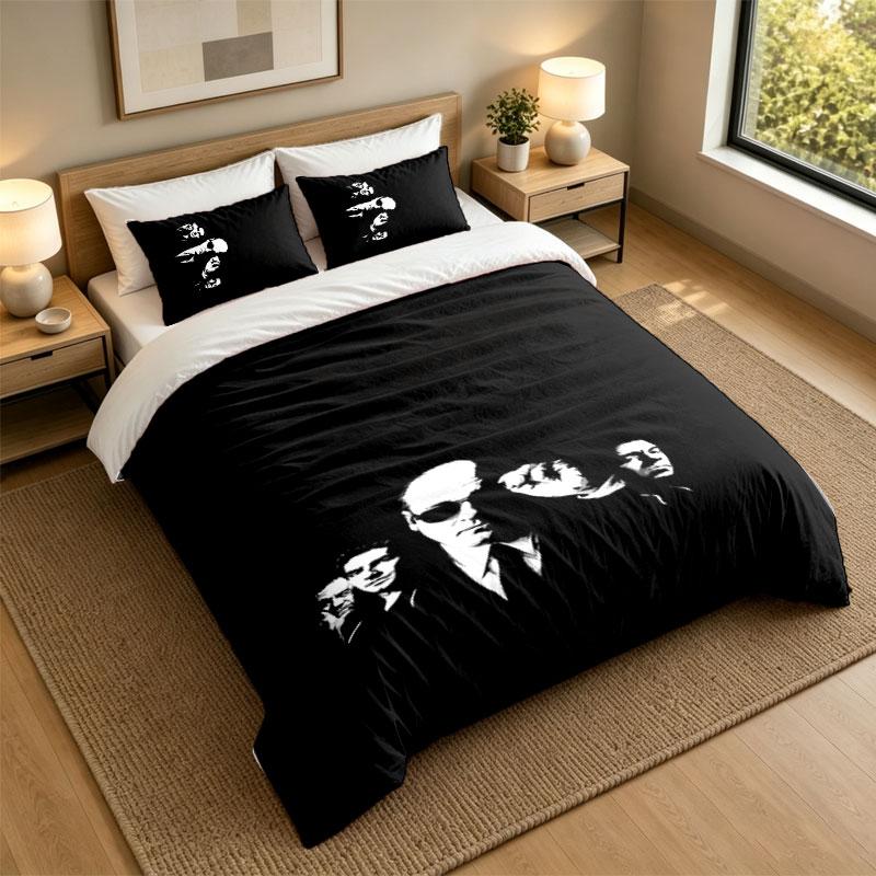 3Pcs Bedding SetThe Sopranos Soft Bed Sheet and Two Pillowcases Home Bedroom Decor
