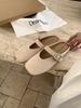 Soft-soled square-headed Mary Jane single shoes, spring women's outer wear, commuter versatile bag head, half slippers