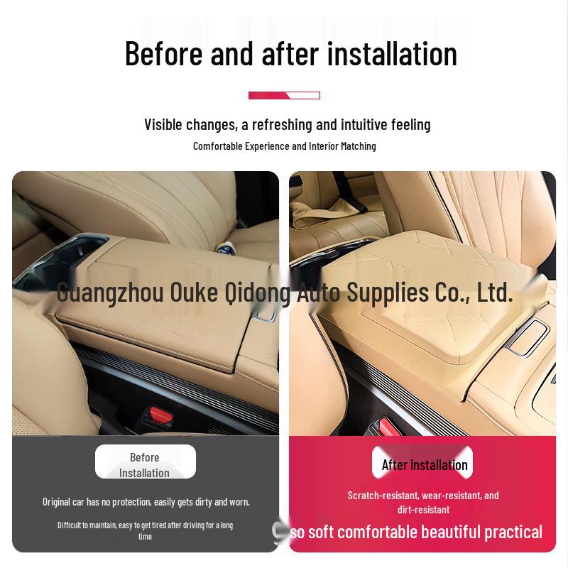 Comfortable Armrest Box Pad for BYD D9 Center Console - Interior Protective Cover