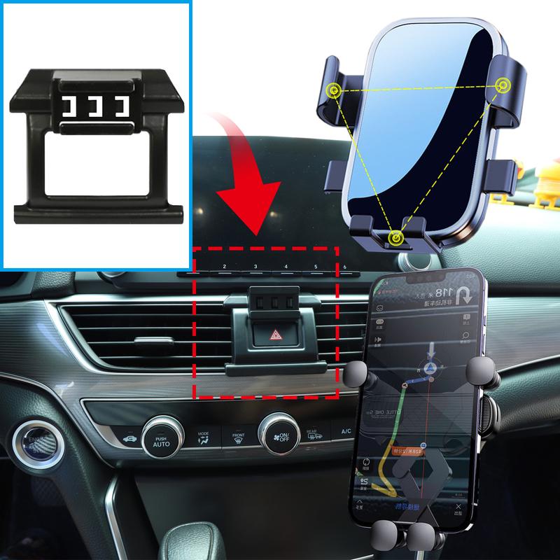 GPS Bracket Navigation Stand Auto Accessoriesr for Honda Accord 10th Gen 2018     Car Mobile Phone Holde