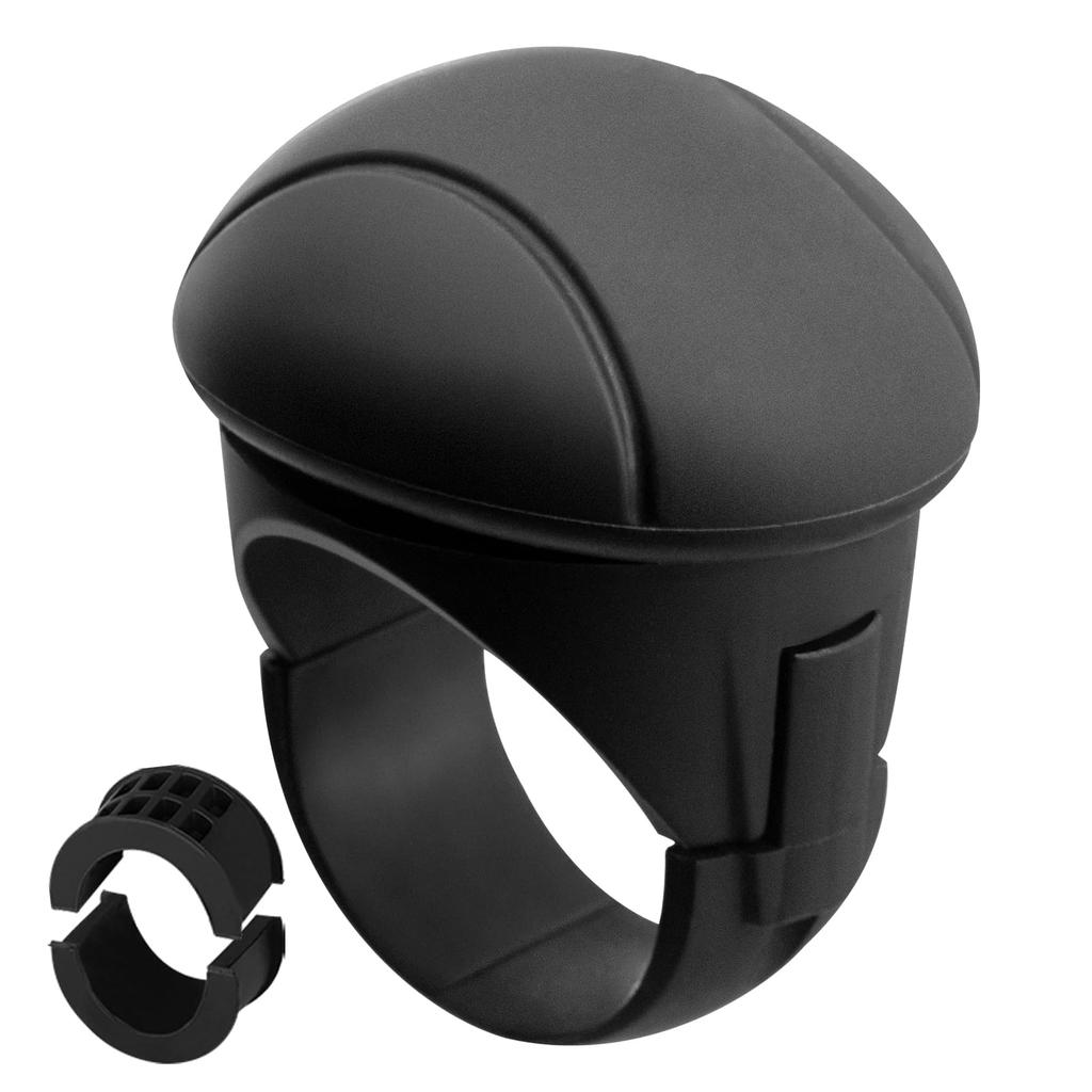 Steering Wheel Truck Spinner YOKELLMUX Steering Car Steering Spinner for Light Cars and Steering Easy No Tools Easy Includes 2 Size Adjustment Rubber