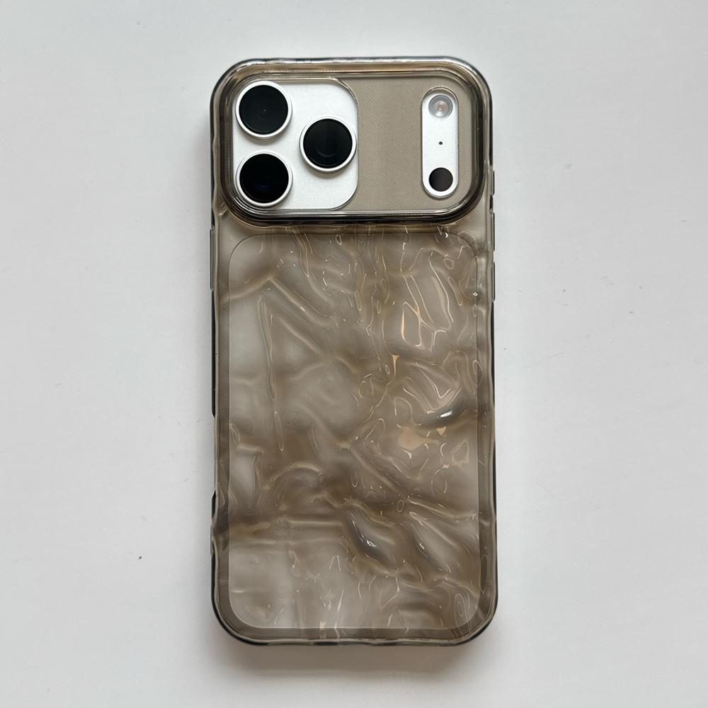 

Cool Glossy Tin Paper Phone Case for iphone 17 Air 16 15 14 13 Pro Max 17promax Transparent Shockproof Soft Cover iPhone Air