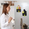 Cat Pushing Vase Refrigerator Magnet Magnet, 3D Printed Whiskers Holder Fridge Accessory Pet Memorial Keepsake Decoration, Gift for Cats