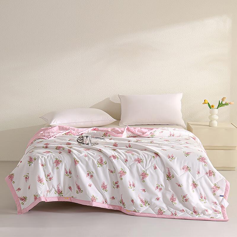 Duoqiman Brushed Printed Summer Quilt 200cm*230cm /1250g