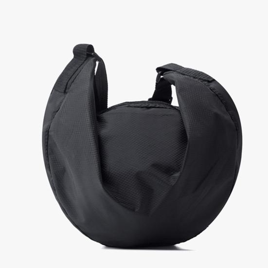 Single Ball Bag Crossbody Basketball Carrier Bag Waterproof Zippered Gym Shoulder Bag with Mesh Pocket Adjustable Strap for Carrying Soccer Volleyball