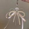 Stylish Pearls Butterfly Bowknot Pendant Versatile Bag Decoration Accessory in Multiple Color for Stylish Women