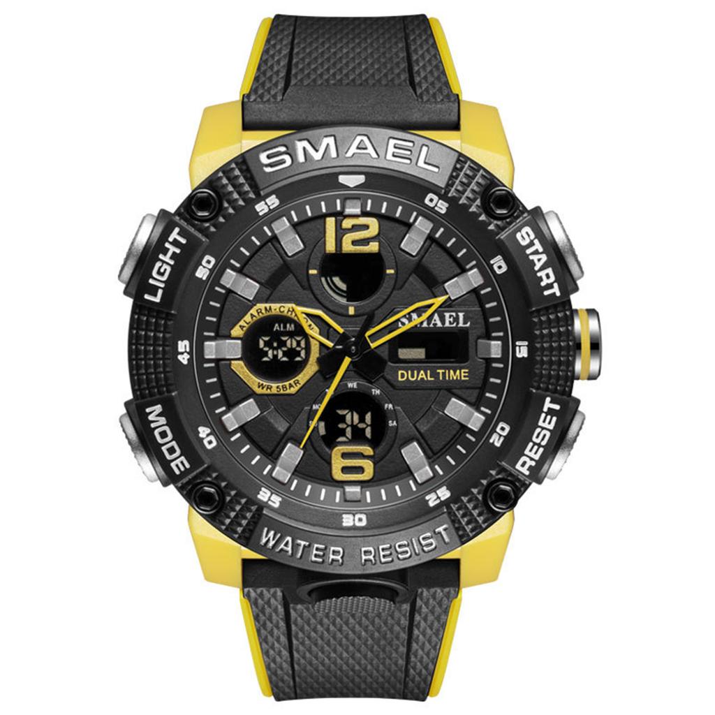 Men's Waterproof Luminous Running Alarm Clock Watch