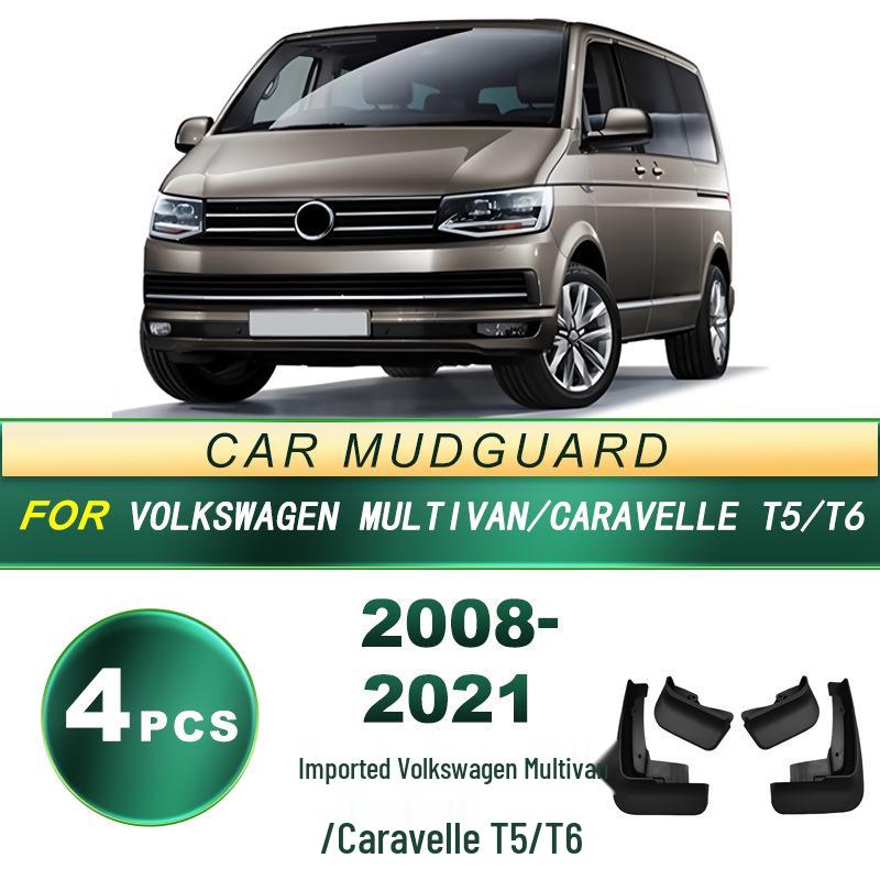 08-21 Volkswagen Multivan/Caravelle T5/T6 Soft Rubber Tire Mud Flaps