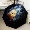 Blackburn-Rovers Crest Automatic Folding Umbrella - 8-Rib Travel Umbrella with Auto Open/Close & Portable Gifts for holidays or birthdays