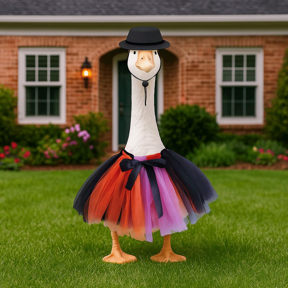Funny Halloween Porch Goose Outfits Handcrafted Garden Goose Costume  Holiday Party