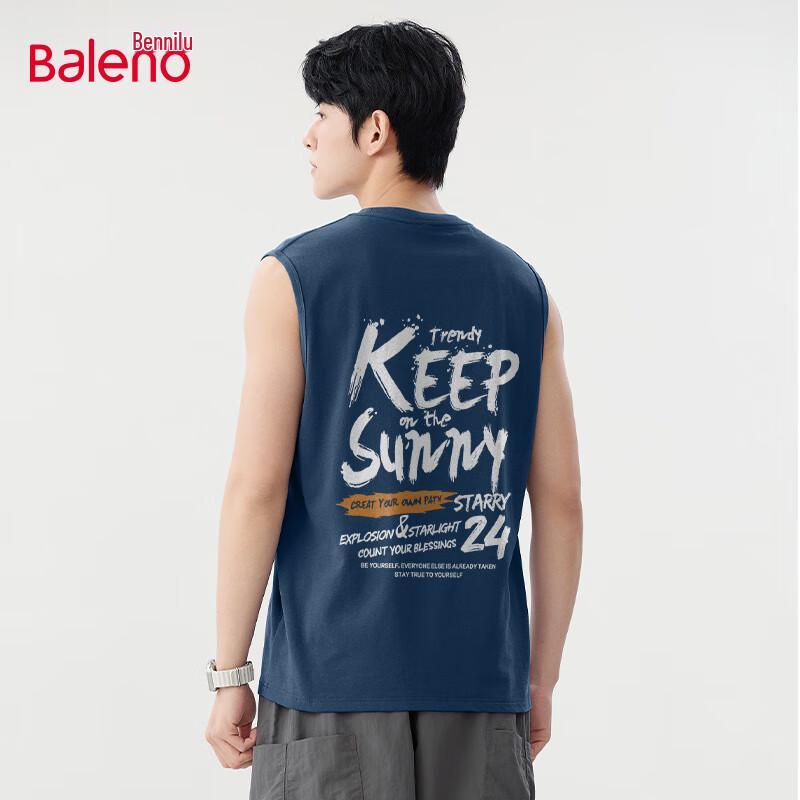 Мужская хлопковая безрукавка Baleno в уличном стиле L
