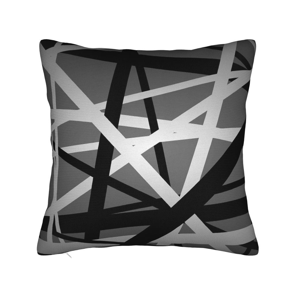 Evh Stripes Van Halen Red Design Pillow Case Soft Pillow Cover Kawaii Pillowcases For Couch Sofa Bedroom