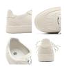 2025 Versatile Men's White Sporty Sneakers with Double Laces - Casual, Trendy, Flat, Skate & German Trainer
