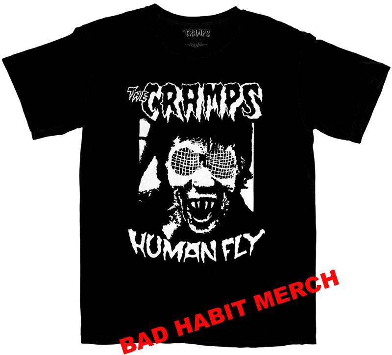 New Authentic The Cramps Human Fly Bad Music Bad People Band Shirt badhabitmerch Unisex T-Shirt XXXL