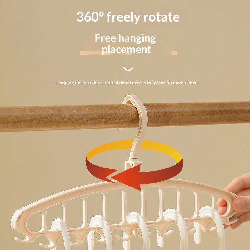11-Hole Clothes Hanger Organizer Wardrobe Space Saving Storage Hanger For Clothes Folding Hangers Closet Drying Racks Home