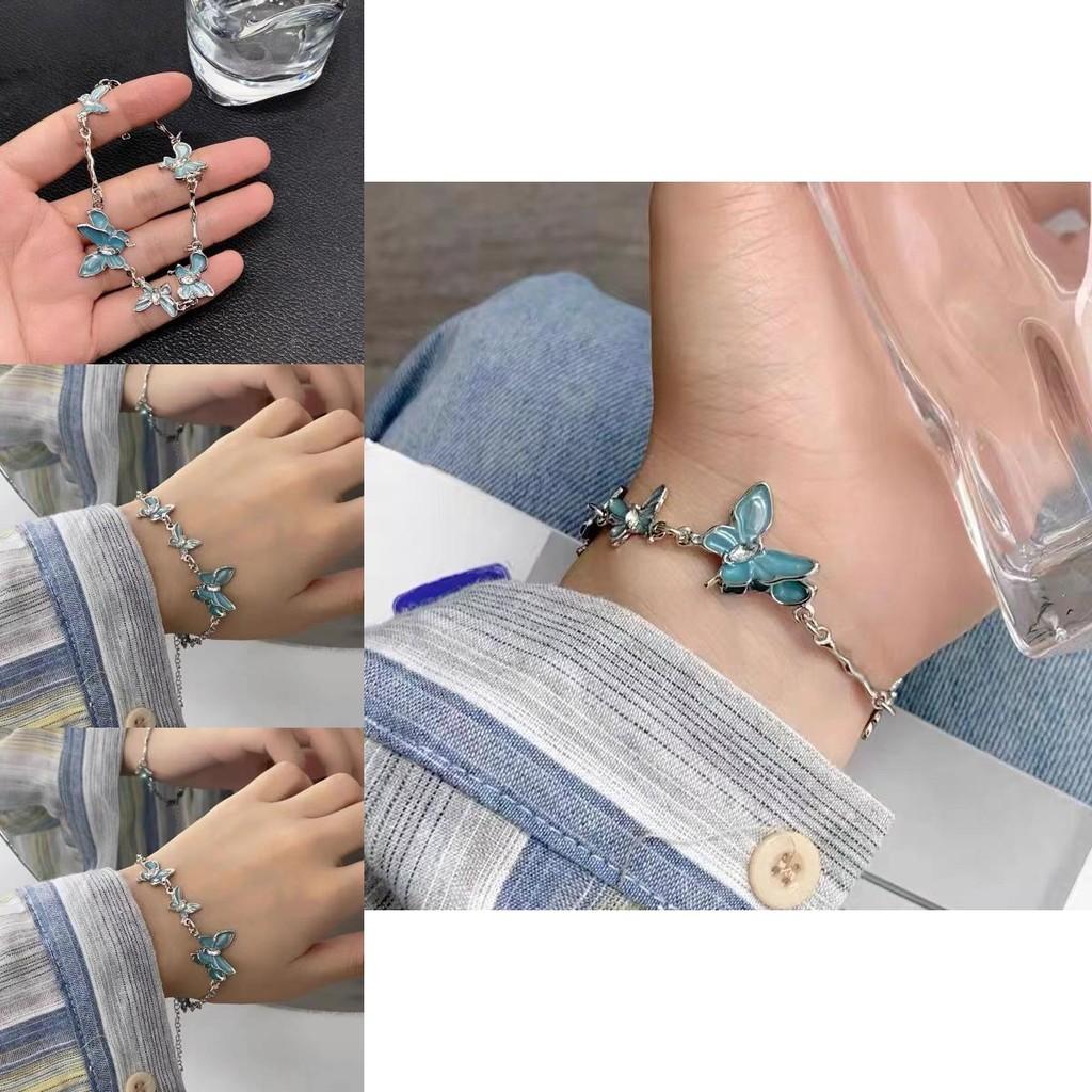 Butterfly Elegant Blue Bracelet For Women Trendy Simple Jewelry Geometric