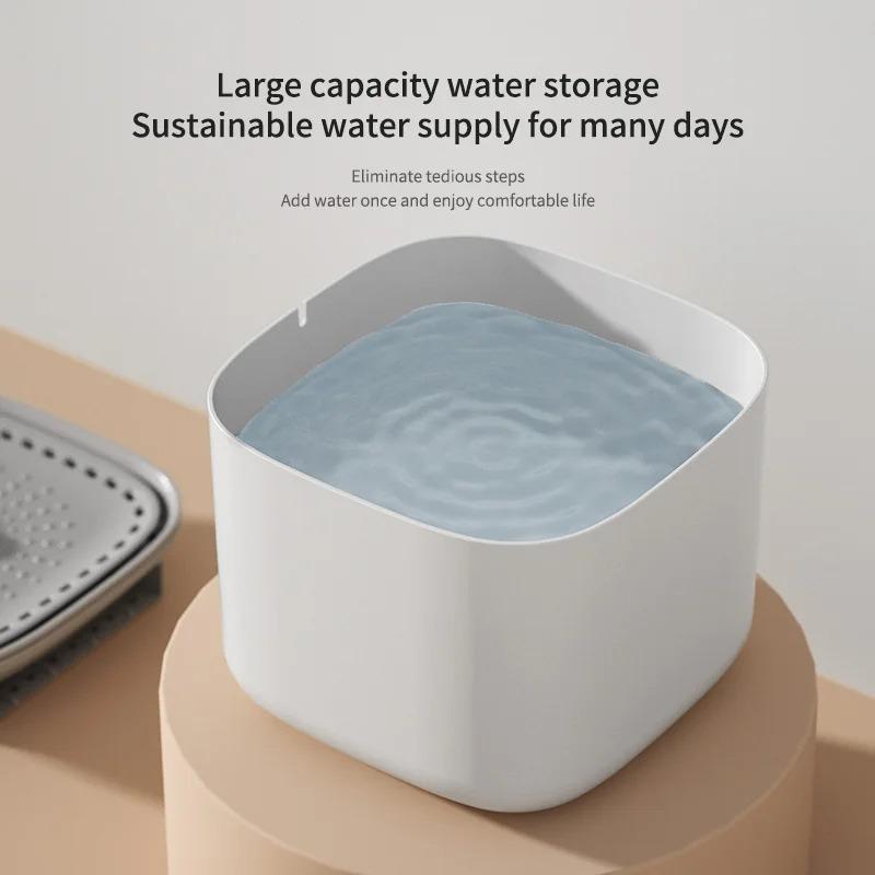 1Pcs Cat Water Fountain Automatic Circulation Filter Large Capacity Filtration USB Electric Silent Household Convenience