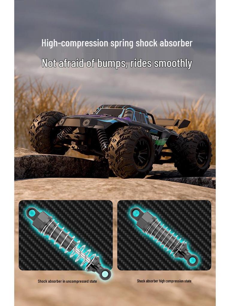 Cross-Border Professional High-Speed RC Off-Road Drifting Car - Four-Wheel Drive Electric Climbing Big Foot Toy for Adults.