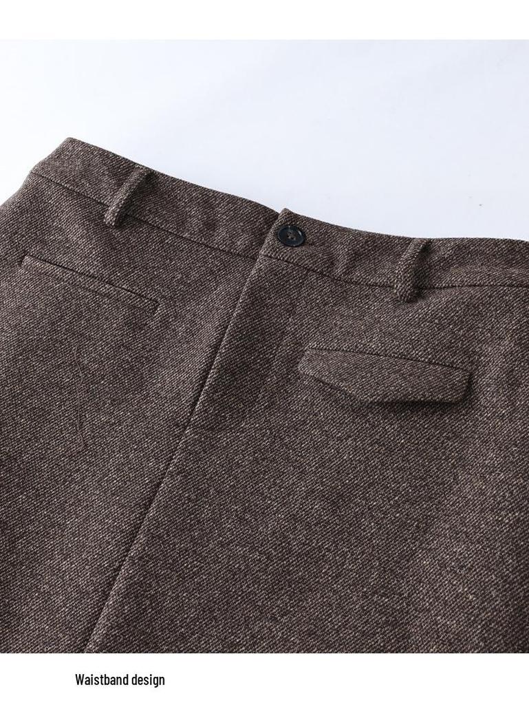 Stilvoller Midi-Rock mit hohem Bund für Damen - Herbst/Winter 2025, Hüftbedeckend, Über dem Knie, Perfekt für Büro und Pendeln.
