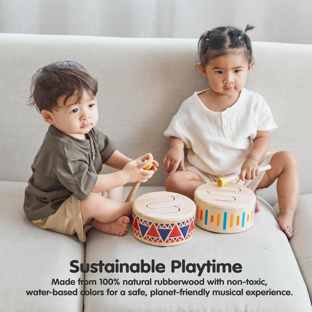 Plantoys 6404 Solid Body 16 x 16 x Drum, Size 8.5cm