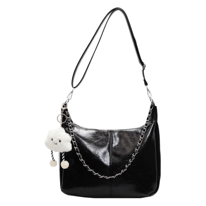 Trendy fashion tote bag women's Korean version of the new simple and versatile shoulder bag 2025 winter niche design messenger bag